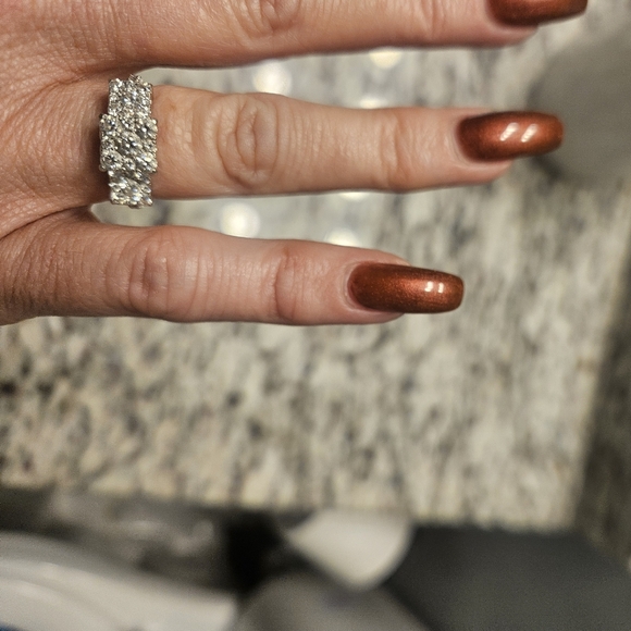 Diamond Cluster Ring